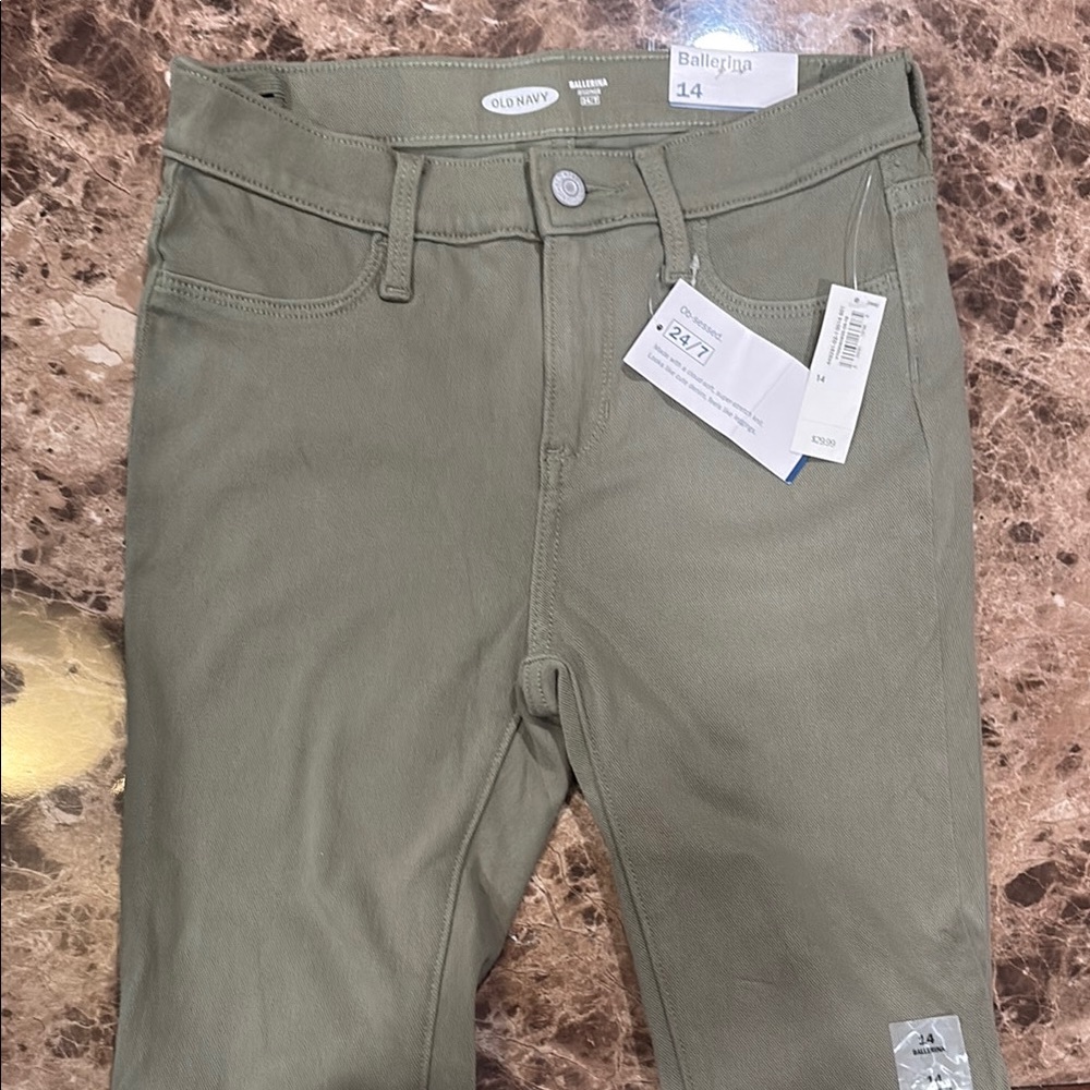 Old Navy Sage Green Jeggings Jeans
